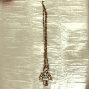 Long statement necklace